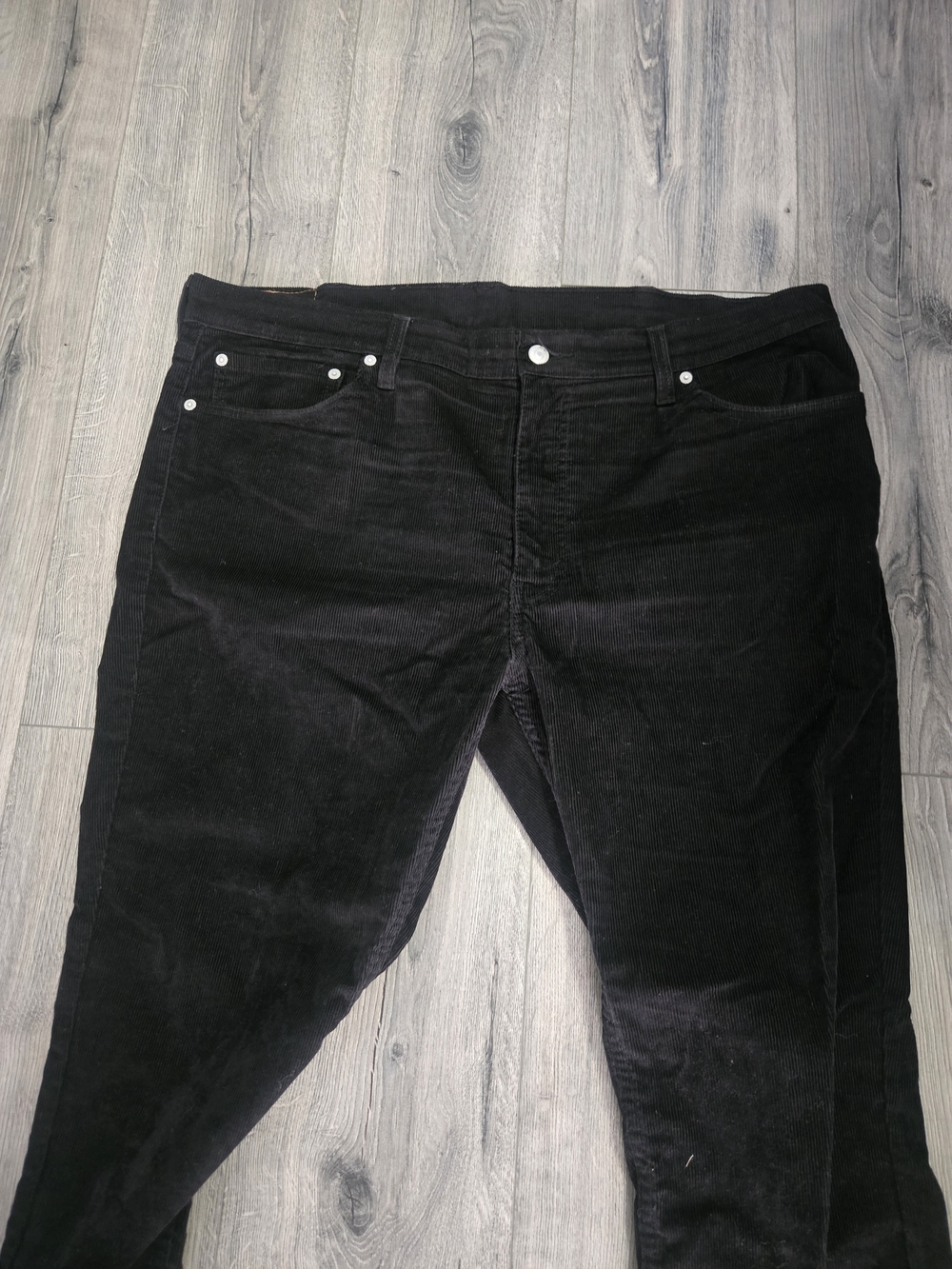 Men's Black Corduroy Pants